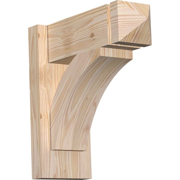 Ekena Millwork Thorton Arts & Crafts Smooth Outlooker, Douglas Fir, 5 1/2"W x 14"D x 14"H OUT06X14X14THR03SDF - main